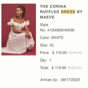 Cute off the shoulder dress with floral details, white classy